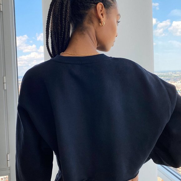 Tna COZYAF Boyfriend Cropped Sweatshirt NWOT - Picture 6 of 7